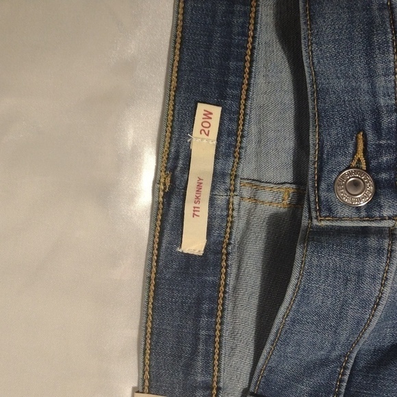 Nwt Levi's 711 skinny jeans 20w - Picture 6 of 11